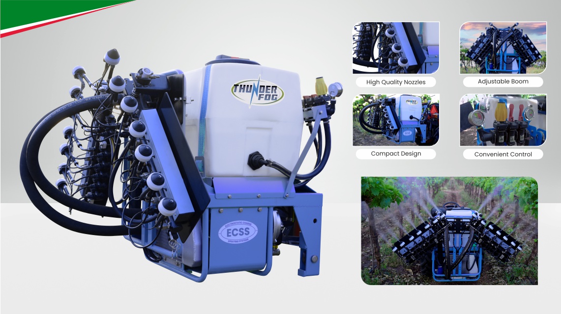 product first page ESS Electrostatic Charge Sprayer